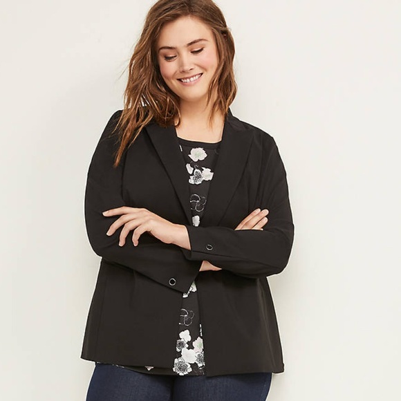 Coats | Nwt Lane Bryant Black Blazer 